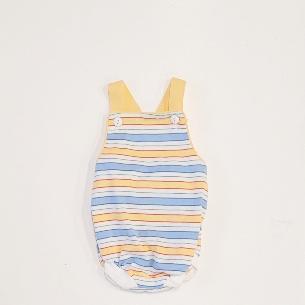 Vintage Health-Tex Striped One Peice Jumper 6 mos